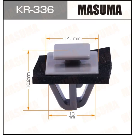Клипса пластиковая Masuma, KR-336