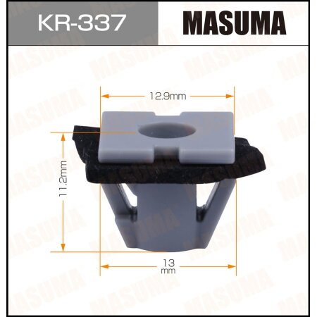 Клипса пластиковая Masuma, KR-337
