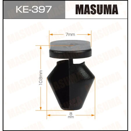 Клипса пластиковая Masuma, KE-397
