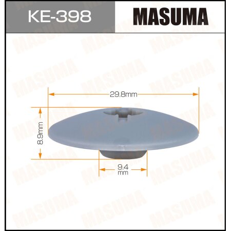 Клипса пластиковая Masuma, KE-398