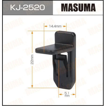 Клипса пластиковая Masuma, KJ-2520