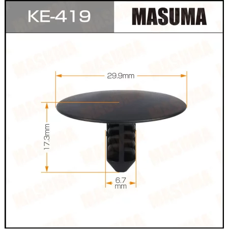 Клипса пластиковая Masuma, KE-419