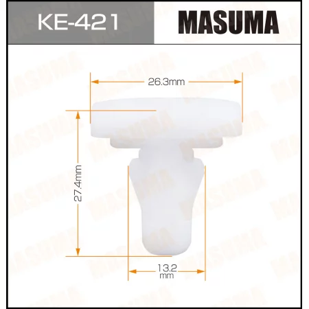 Клипса пластиковая Masuma, KE-421