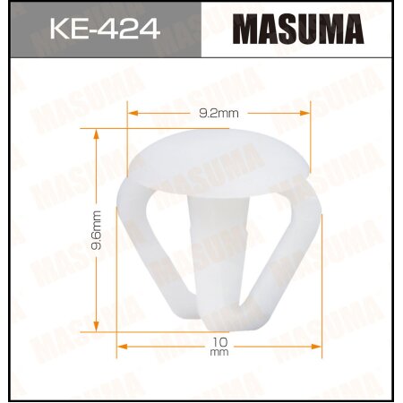 Клипса пластиковая Masuma, KE-424