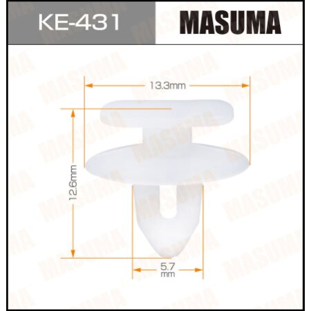 Клипса пластиковая Masuma, KE-431