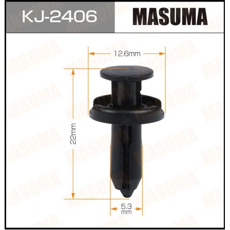 Клипса пластиковая Masuma, KJ-2406