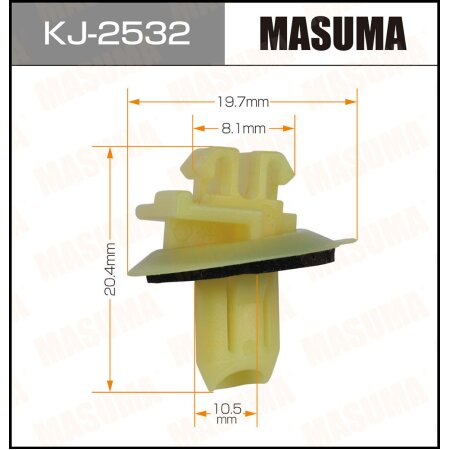 Клипса пластиковая Masuma, KJ-2532