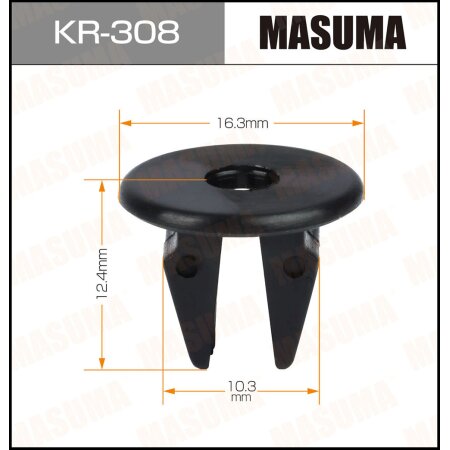 Клипса пластиковая Masuma, KR-308