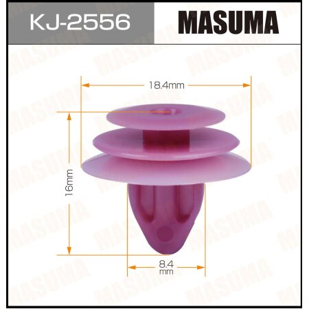 Клипса пластиковая Masuma, KJ-2556
