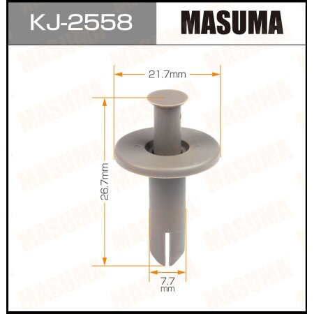 Клипса пластиковая Masuma, KJ-2558