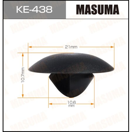 Клипса пластиковая Masuma, KE-438