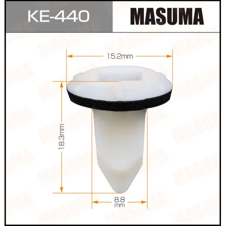 Клипса пластиковая Masuma, KE-440