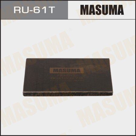 Пластина для пресса Masuma 80х120х7.3, RU-61T