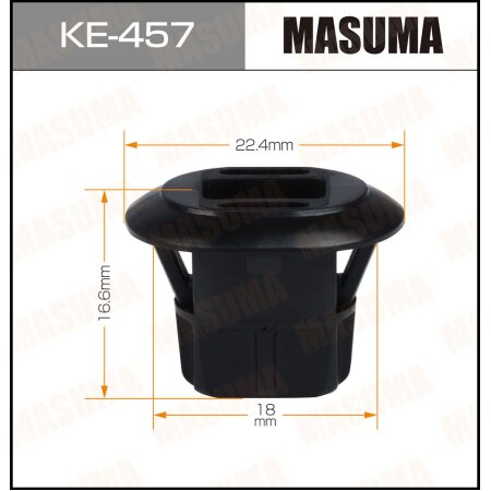 Клипса пластиковая Masuma, KE-457