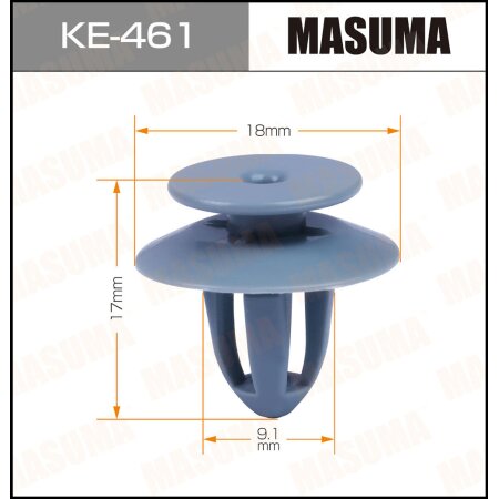 Клипса пластиковая Masuma, KE-461