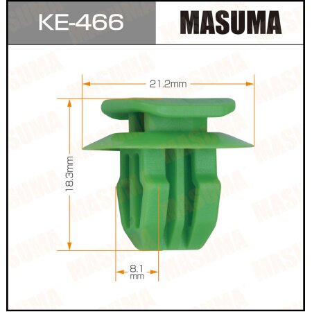 Клипса пластиковая Masuma, KE-466