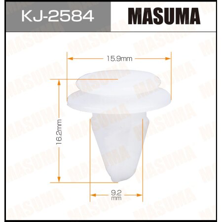Клипса пластиковая Masuma, KJ-2584