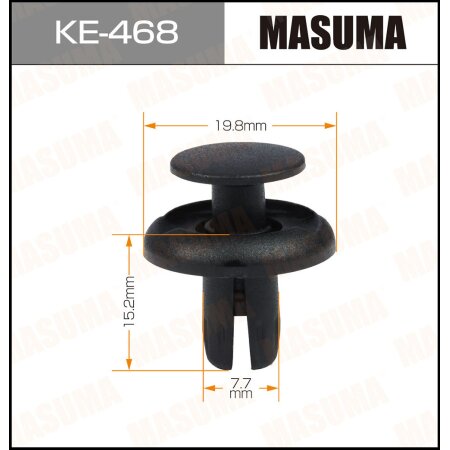 Клипса пластиковая Masuma, KE-468