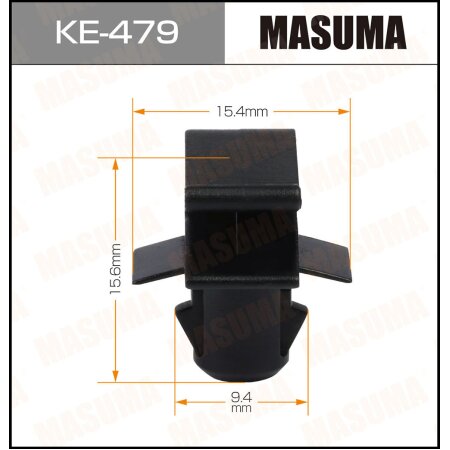 Клипса пластиковая Masuma, KE-479