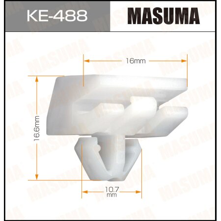 Клипса пластиковая Masuma, KE-488