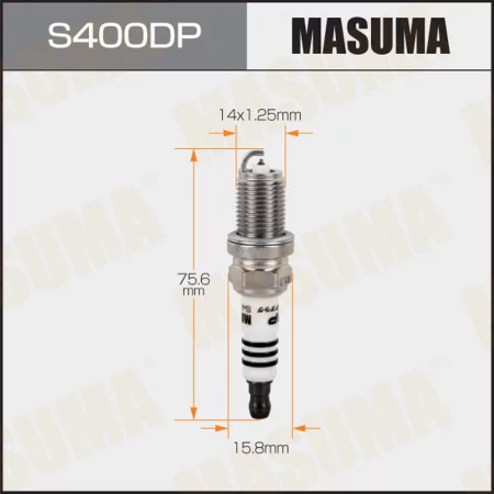 Свеча зажигания платина+платина FR5KPP332S(PFR7S8EG) Masuma, S400DP