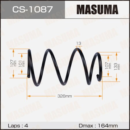 Пружина подвески Masuma, CS-1087