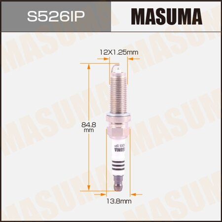 Свеча зажигания иридий+платина ILZKAR7E11S Masuma, S526IP