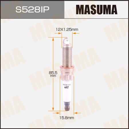 Свеча зажигания иридий+платина SILZKBR8D8S Masuma, S528IP