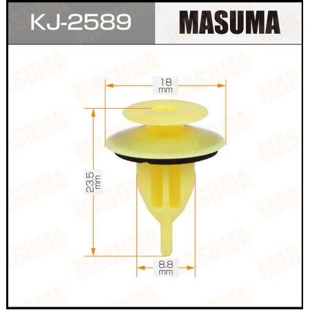 Клипса пластиковая Masuma, KJ-2589