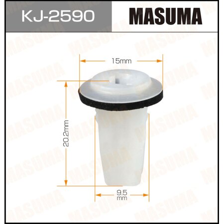 Клипса пластиковая Masuma, KJ-2590