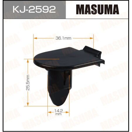 Клипса пластиковая Masuma, KJ-2592