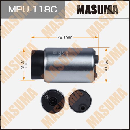 Насос топливный Masuma, графитовый коллектор, MPU-118C