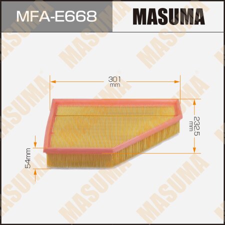 Фильтр воздушный Masuma, MFA-E668