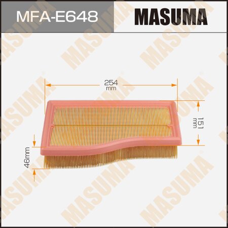 Фильтр воздушный Masuma, MFA-E648