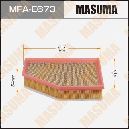 Фильтр воздушный Masuma, MFA-E673