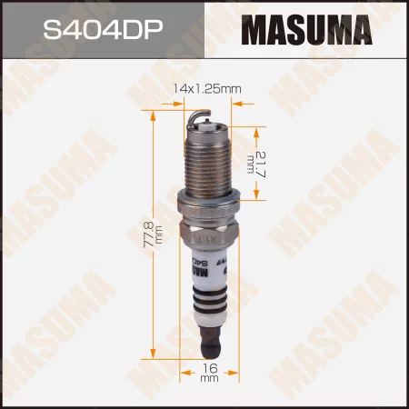 Свеча зажигания платина+платина PZFR6R Masuma, S404DP