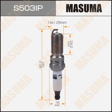 Свеча зажигания иридий+платина ILTR6G8G(96621) Masuma, S503IP