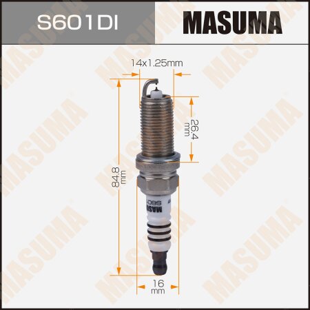 Свеча зажигания иридий+иридий DILFR6D11 Masuma, S601DI