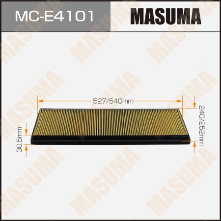 MASUMA MC-E4101, Фильтр салонный Masuma. Бренд автозапчастей №1 в России