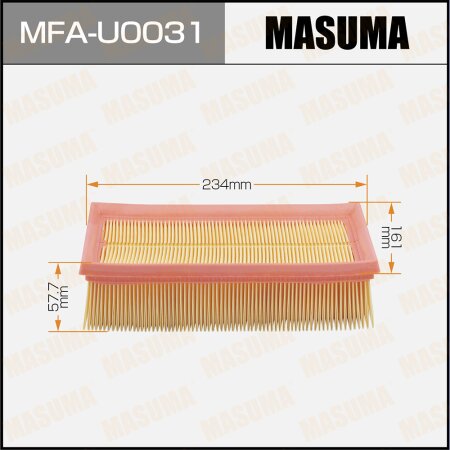 Фильтр воздушный Masuma, MFA-U0031