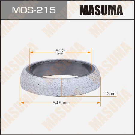 Кольцо уплотнительное глушителя Masuma 51.2x64.5x13, MOS-215