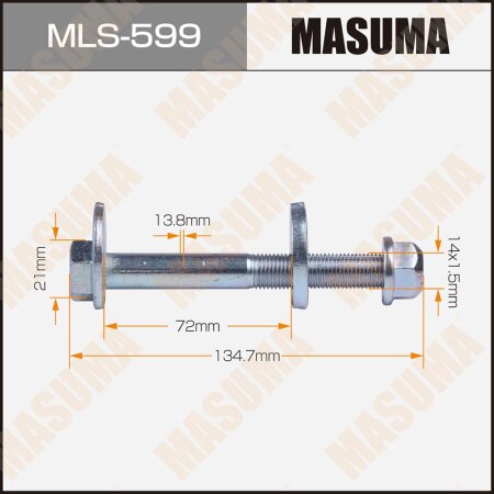 MASUMA MLS-599, Болт-эксцентрик Masuma. Бренд автозапчастей №1 в России