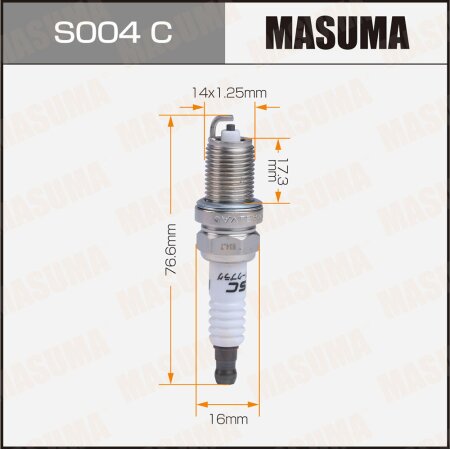 Свеча зажигания никелевая BKR5EYA-11(2526) Masuma, S004C