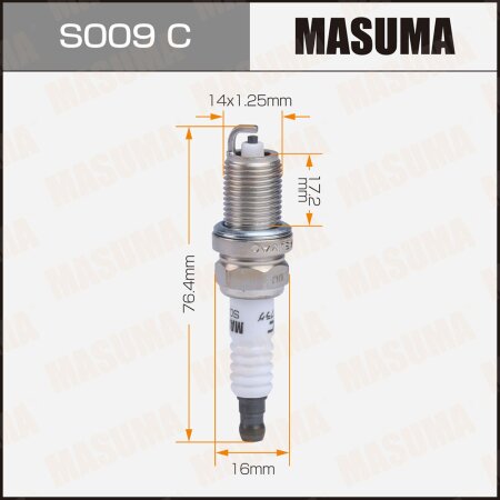 Свеча зажигания никелевая BKR5EY-11(2355) Masuma, S009C