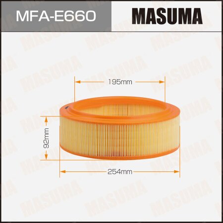 MASUMA MFA-E660, Фильтр воздушный Masuma. Бренд автозапчастей №1 в России