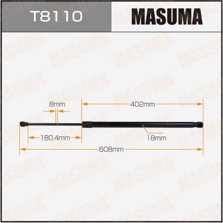 Упор газовый багажника MASUMA, T8110