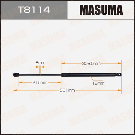 Упор газовый багажника MASUMA, T8114