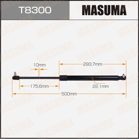 Упор газовый багажника MASUMA, T8300