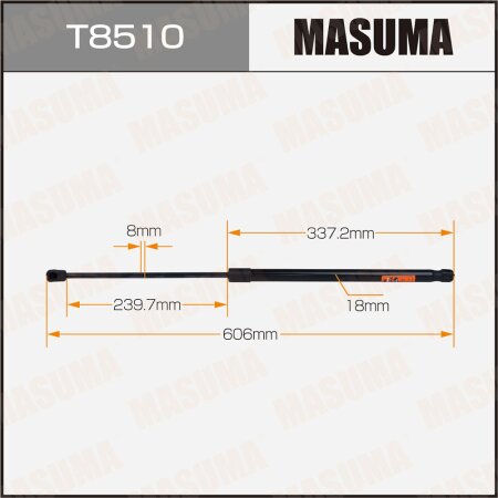 Упор газовый багажника MASUMA, T8510