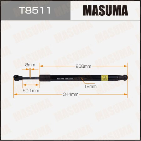 Упор газовый багажника MASUMA, T8511